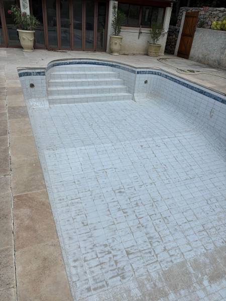 Préparation du bassin